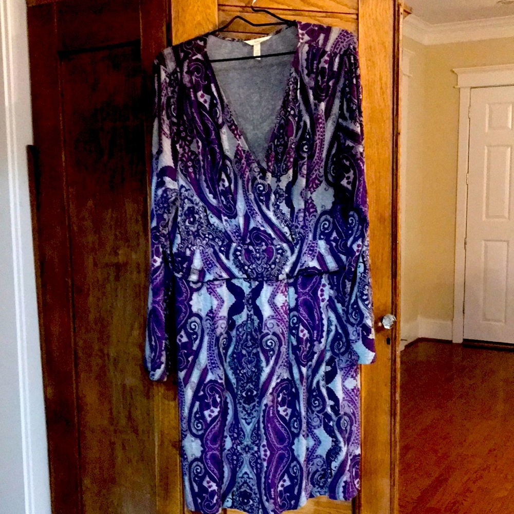 SOMA dress purple XL
